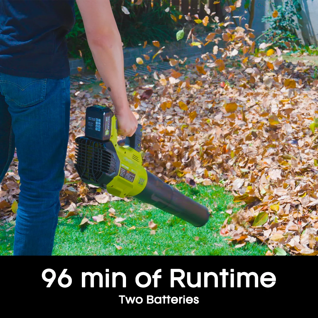 3-Speed 3500W Electric Snow & Leaf Blower, 4.0Ah Portable Air Blower