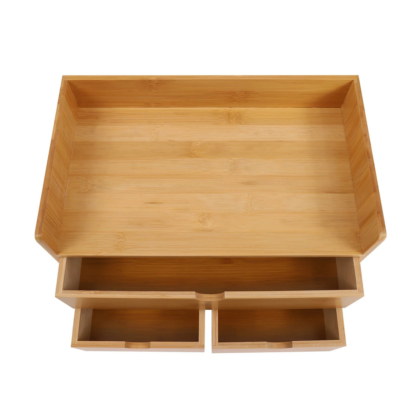 Bamboo Desk & Vanity Organizer – 3-Drawer Compact Storage
