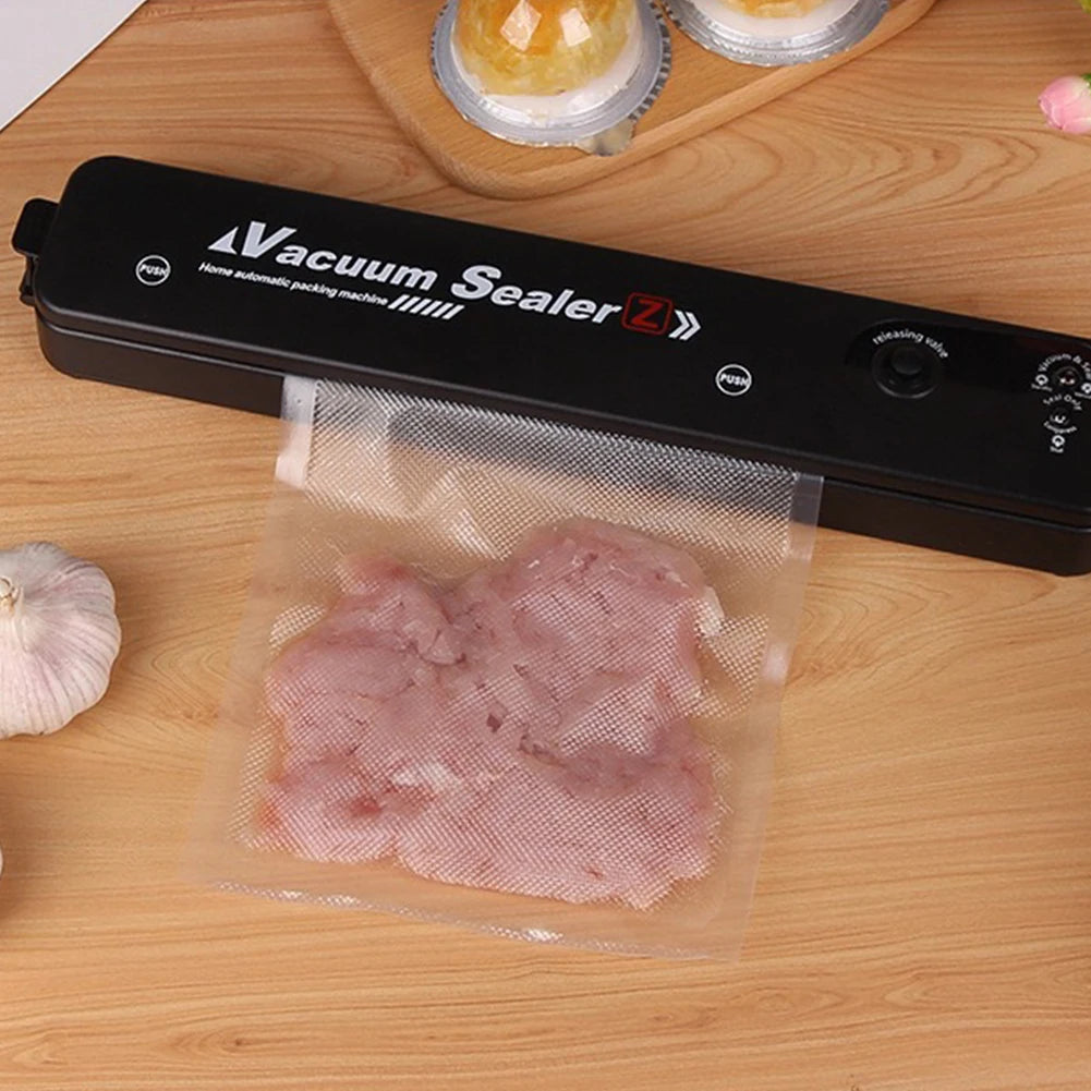 Food Vacuum Sealer Machine with 10 Bags – Kitchen Sealing Device for Food Storage