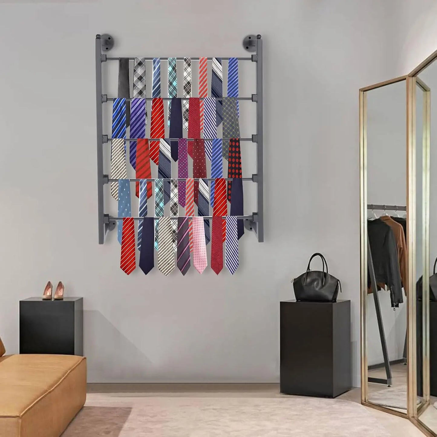 5-Tier Wall-Mounted Organizer Rack – Display & Storage