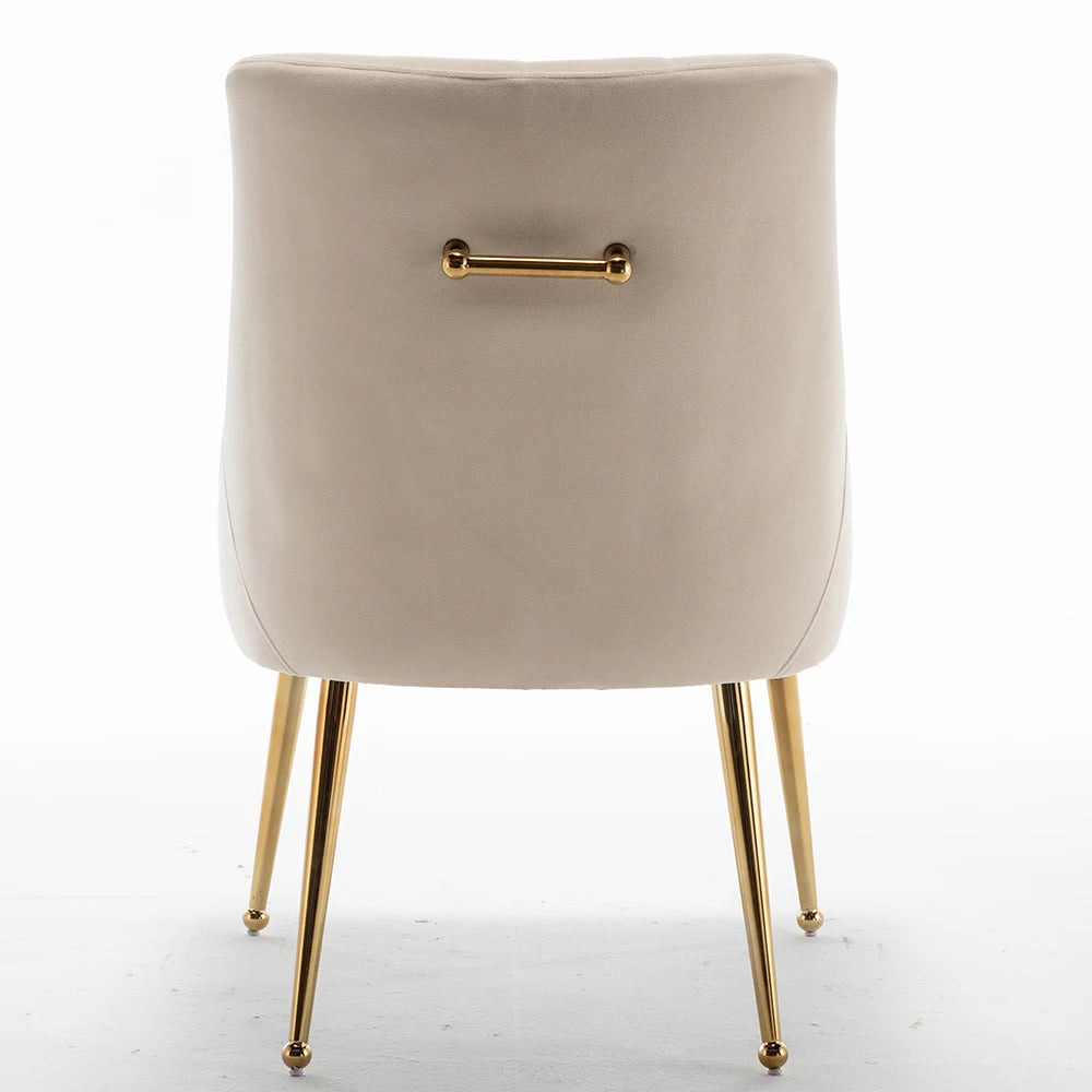 SEYNAR Modern Dining Chairs Set of 6, Tufted Back Armless Chair