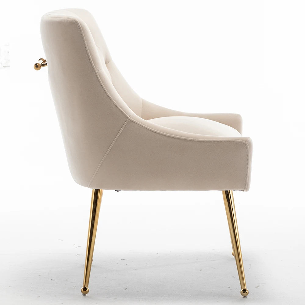 SEYNAR Modern Dining Chairs Set of 6, Tufted Back Armless Chair