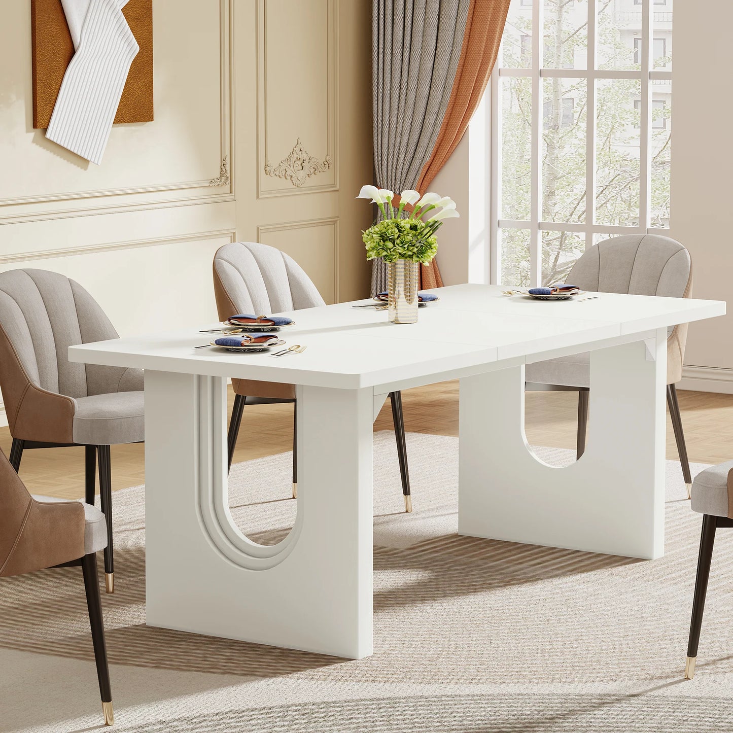 Tribesigns Executive 70.9" Large Office Computer Desk, Workstation Business Furniture