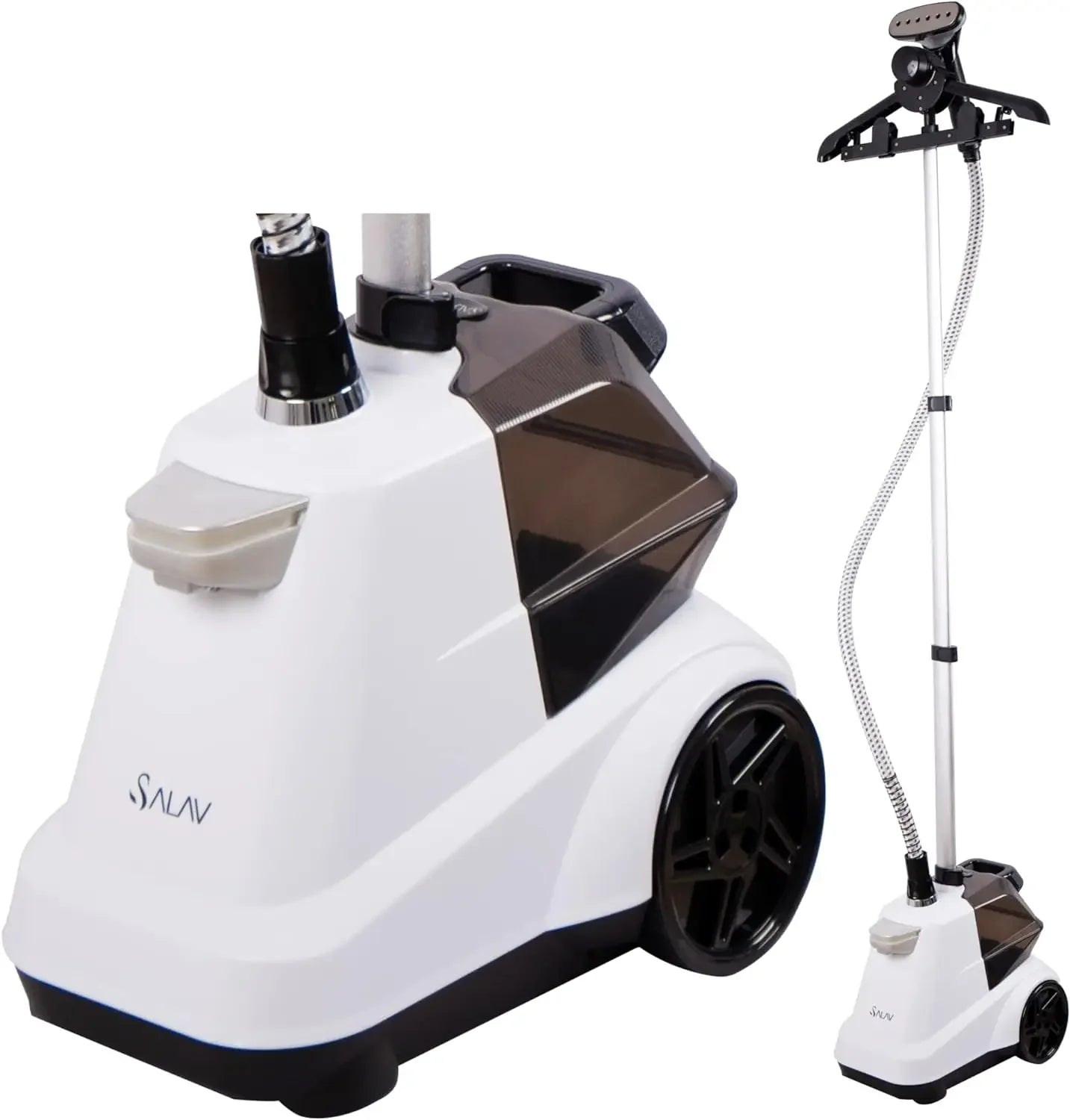 SALAV® X3A Heavy-Duty Commercial Garment Steamer, 3L Tank, Foot Pedals, 1800W
