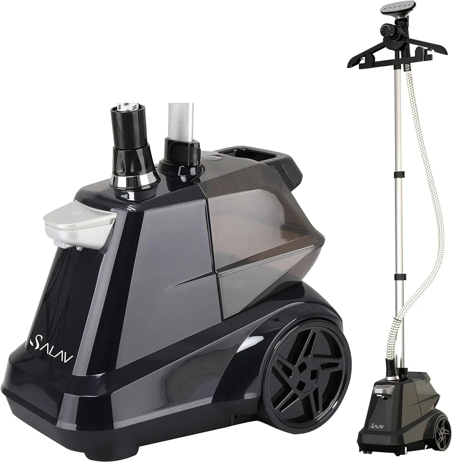 SALAV® X3A Heavy-Duty Commercial Garment Steamer, 3L Tank, Foot Pedals, 1800W