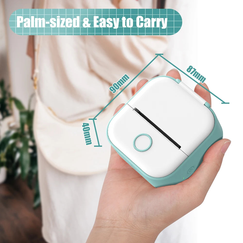 ✅ Phomemo T02 Mini Pocket Printer – Portable Label Maker & Sticker Printer