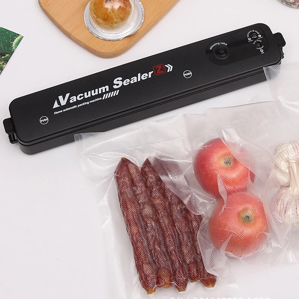 Food Vacuum Sealer Machine with 10 Bags – Kitchen Sealing Device for Food Storage