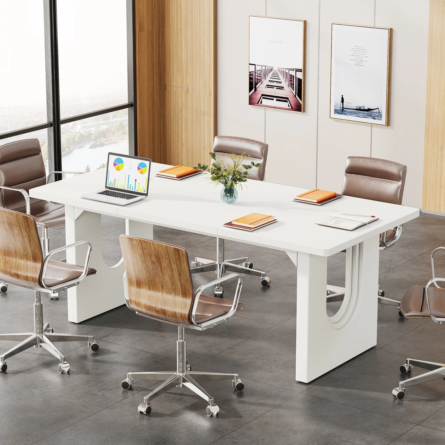 Tribesigns Executive 70.9" Large Office Computer Desk, Workstation Business Furniture
