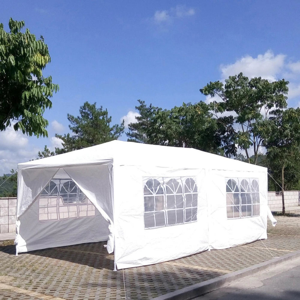 ✅ 10x20 ft Outdoor Tent Gazebo with 6 Removable Sidewalls – Garden, Wedding & Event Canopy