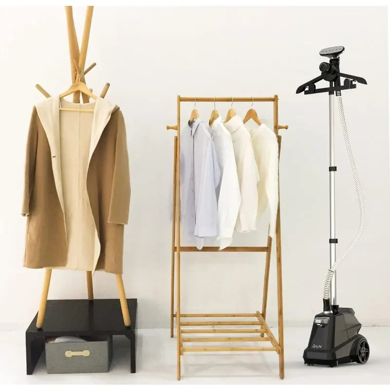 SALAV® X3A Heavy-Duty Commercial Garment Steamer, 3L Tank, Foot Pedals, 1800W