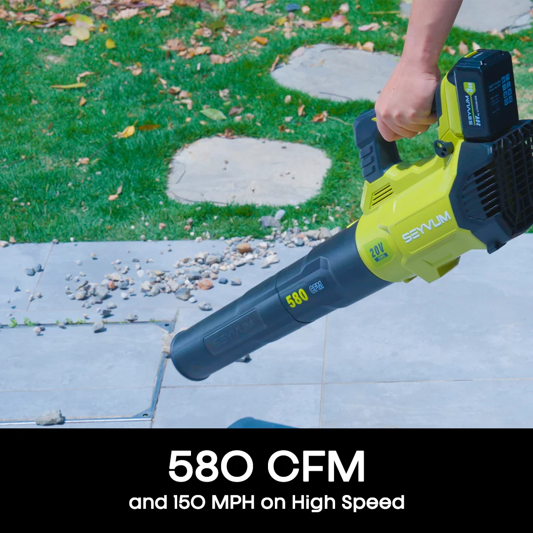 3-Speed 3500W Electric Snow & Leaf Blower, 4.0Ah Portable Air Blower