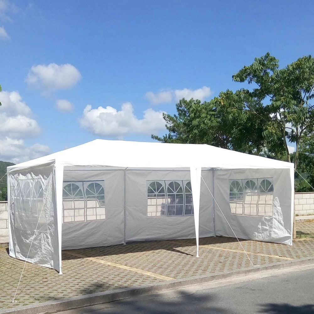 ✅ 10x20 ft Outdoor Tent Gazebo with 6 Removable Sidewalls – Garden, Wedding & Event Canopy