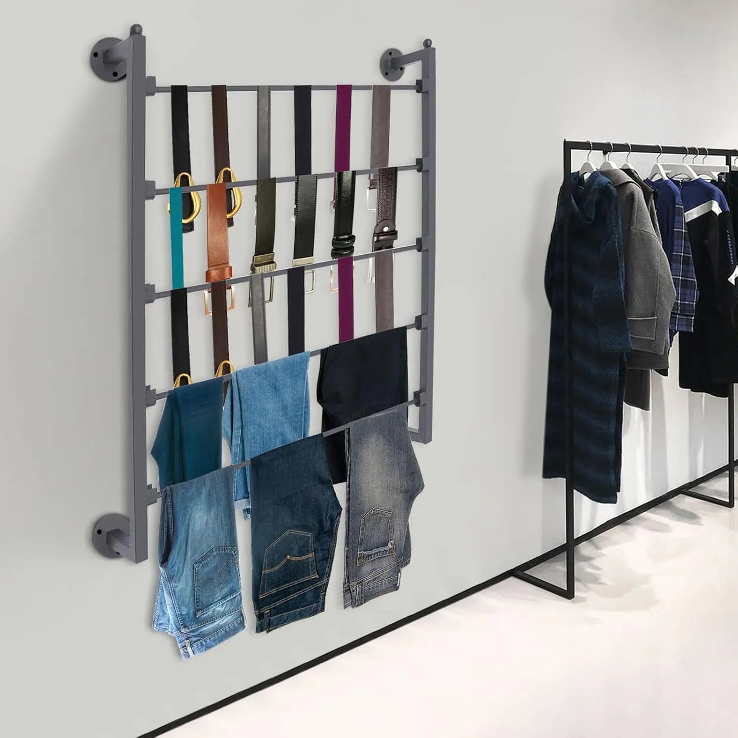 5-Tier Wall-Mounted Organizer Rack – Display & Storage