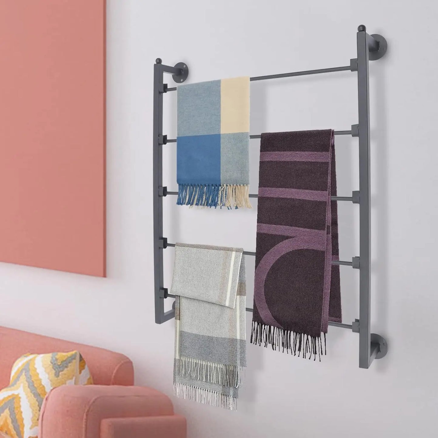 5-Tier Wall-Mounted Organizer Rack – Display & Storage