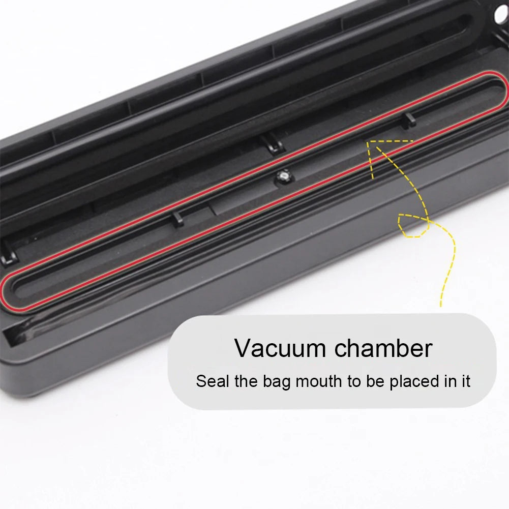 Food Vacuum Sealer Machine with 10 Bags – Kitchen Sealing Device for Food Storage