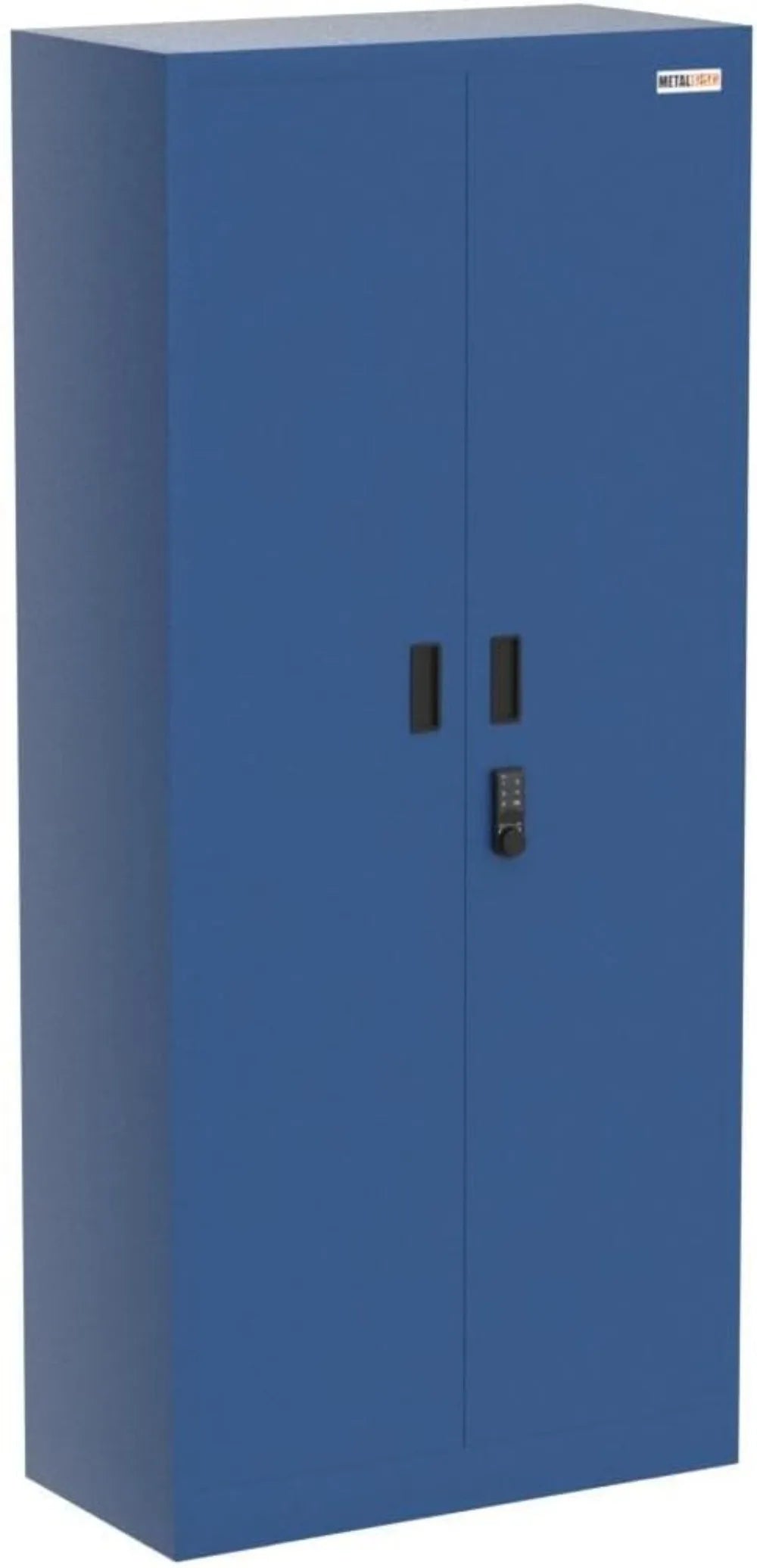71" Metal Storage Cabinet with Digital Lock, Pegboard & Locking Tool Cabinet