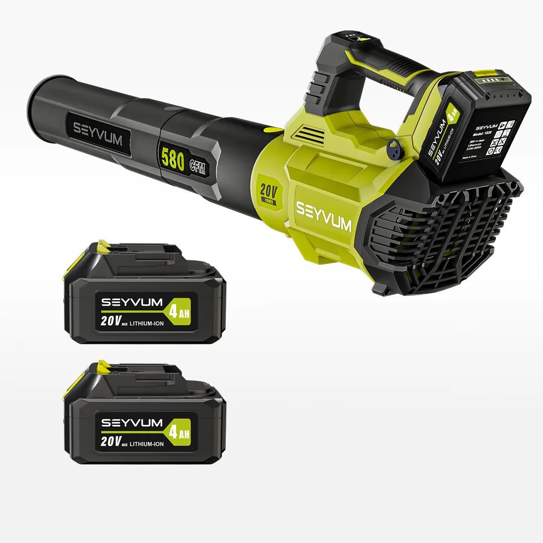 3-Speed 3500W Electric Snow & Leaf Blower, 4.0Ah Portable Air Blower